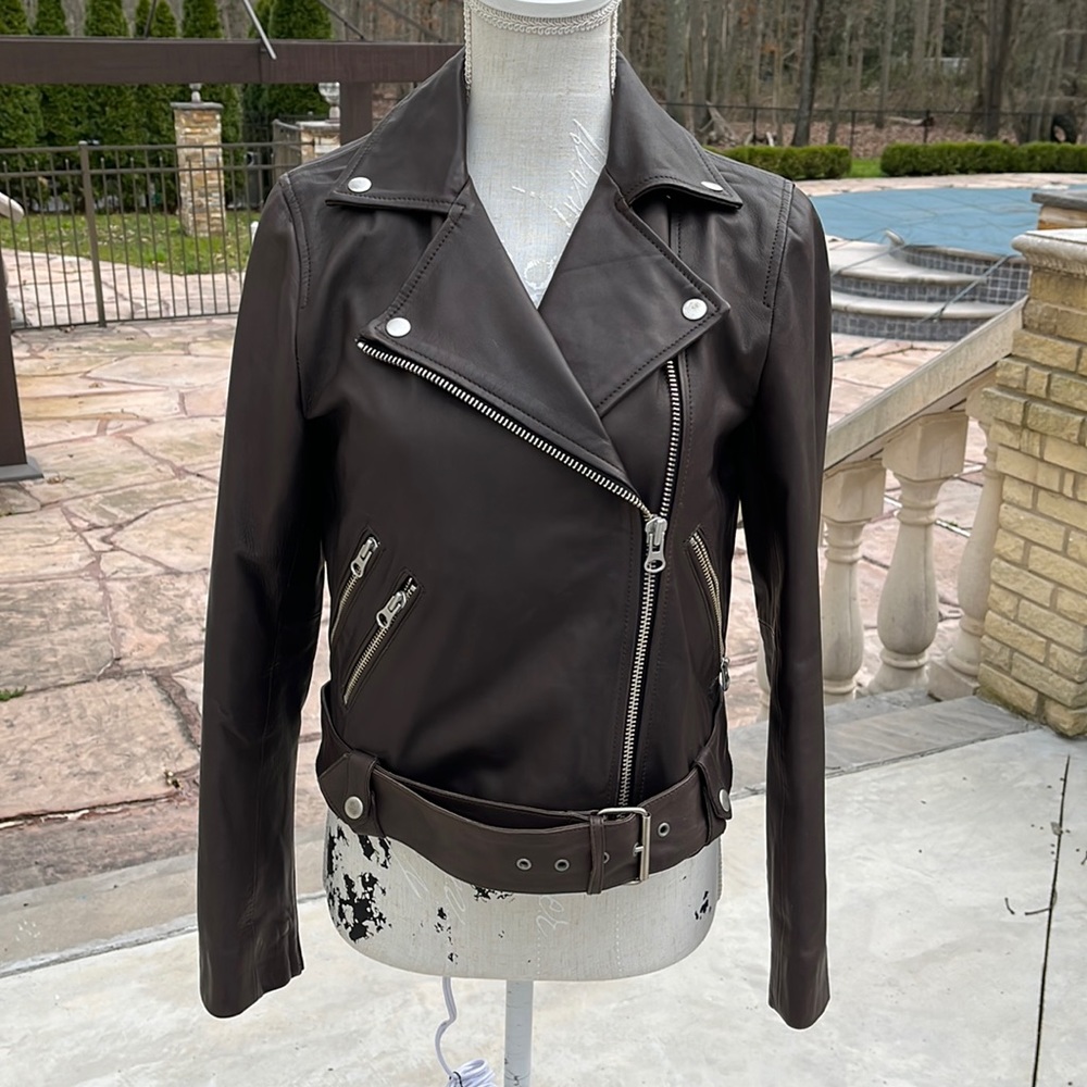 Muubaa London Sadler Bike vegan leather concrete